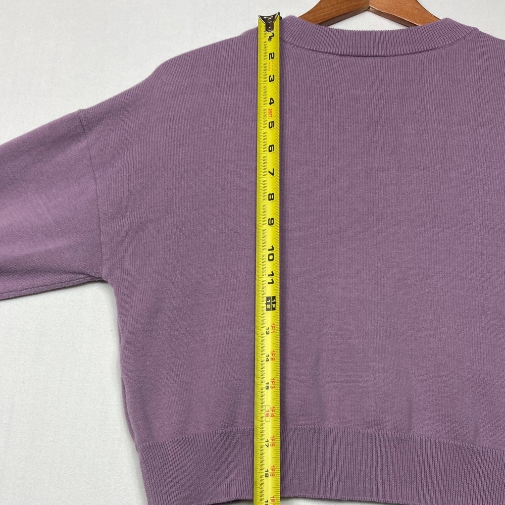 📦 Aeropostale Lilac Peanuts Snoopy & Woodstock Sweater $4.99 shipping - Picture 8 of 10